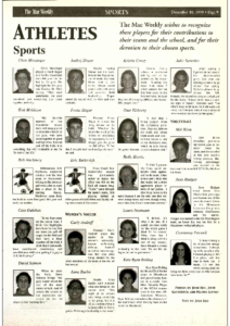 Mac Weekly 12/10/1999 Sports